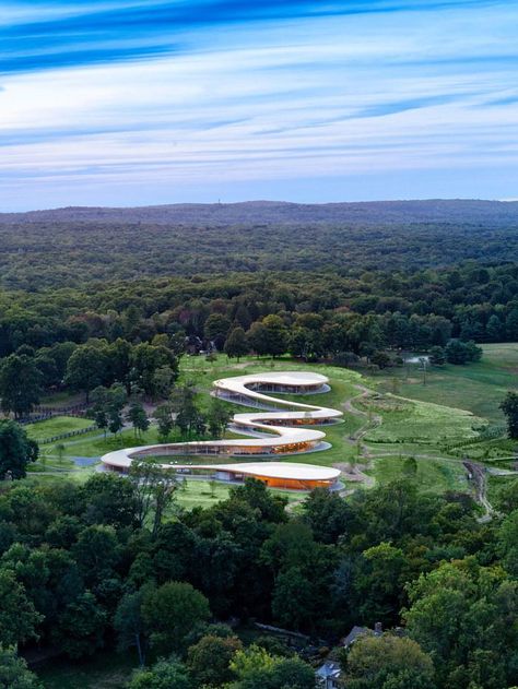 Grace Farms Complex Unveils SANAA-Designed Building Amidst Nature Preserve Geodesic Tent, New Canaan Connecticut, Grace Farms, Glass House Design, Architecture Program, Pritzker Prize, Spiritual Retreat, Luxury Cottage, New Canaan