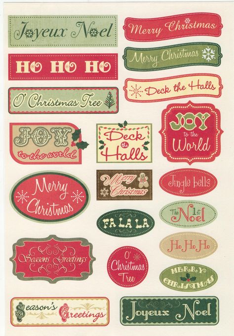 Christmas Stickers Printable, Xmas Sticker, Christmas Collage, Christmas Ephemera, Christmas Journal, Scrapbook Stickers Printable, Christmas Labels, Christmas Planner, Christmas Card Crafts