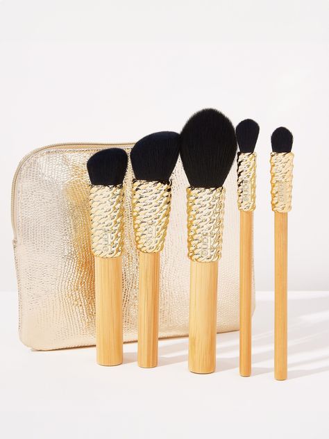 Makeup brush storage