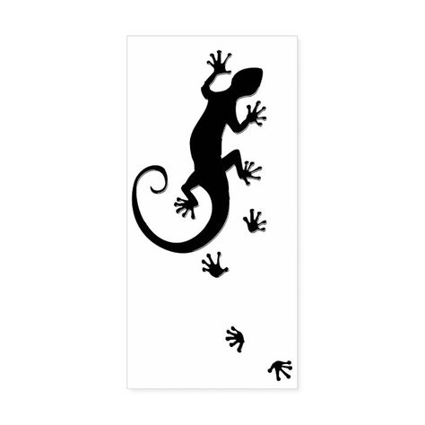 Running Gecko silver + your backgr. & ideas Rubber Stamp | Zazzle.com Gecko Tattoo For Women, Aloha Tattoo, Gecko Tattoo, Daisy Flower Tattoos, Animal Footprints, Neck Tattoos Women, Neck Tattoos, Tattoos Women, Spine Tattoo