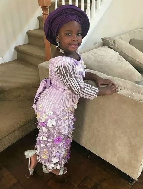 40 Adorable Native Styles for Kids You’ll Love on Your Child Children Gown Styles, Lace Blouse Styles, Latest Lace Styles, African Kids Clothes, Bubu Gown Styles, Styles For Kids, Nigerian Lace Styles, African Dresses For Kids, Lace Gown Styles