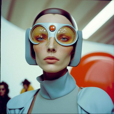 70s Space Age Fashion, Atomic Space Age Fashion, Vintage Futurism Aesthetic Fashion, Space Age Aesthetic Fashion, 70s Futuristic Aesthetic, 80s Futuristic Fashion, 70s Futurism Fashion, Vintage Future Aesthetic, 70s Alien Aesthetic