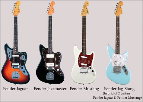 fenders #jaguar #mustang #jazzmaster #jag-stang Jag Stang, Fender Mustang Guitar, Fullerton California, Best Guitar Players, Fender Electric Guitar, Best Guitar, Nirvana Kurt Cobain, Fender Guitar, Fender Jaguar