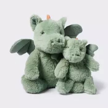 Plush Animal With Mini Plush : Target Plush Dragon, Mini Dragon, Cozy Crochet Patterns, Cloud Island, Pet Dragon, Crib Toys, Baby Bath Toys, Cozy Crochet, Dragon Toys