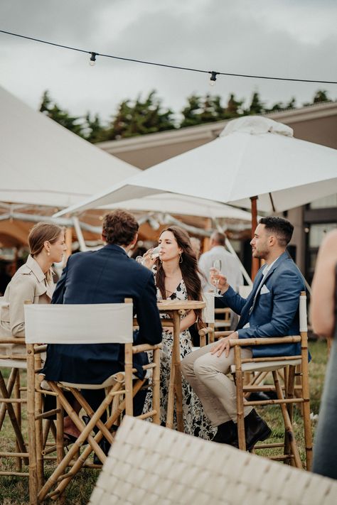 Bring the inside outside with bamboo furniture scattered around to accent the sperry tent. L O V E the bamboo directors chairs and bamboo cocktail table to create a relaxed and comfortable lounge space. Bamboo Cocktail, Seacliff House, Directors Chairs, Sperry Tent, Lounge Space, Comfortable Lounge, Directors Chair, Bamboo Furniture, Wedding Vibes