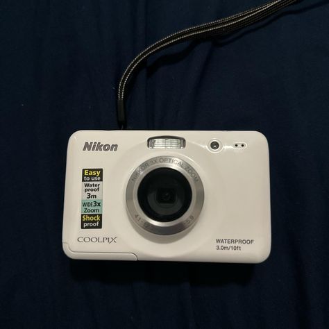 Nikon Coolpix S30!! Literally brand new, will come... - Depop Nikon Coolpix, Sd Card, Nikon, Batteries, Brand New, Photography, Quick Saves