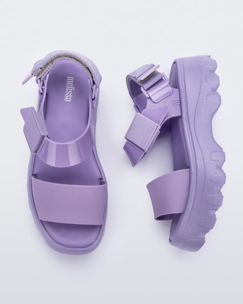 Mini Melissa Shoes, Chunky Platform Sandals, Dr Shoes, Melissa Shoes, Sandal Platform, Chunky Sandals, Girly Shoes, Aesthetic Shoes, Jelly Shoes