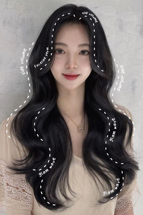 Front Flicks Haircut For Long Hair, Haircut Inspo Long Hair, Korean Long Haircut, Buterfluffy Haircut Long Hair Straight, Chinese Haircut, Black Medium Length Hair, Korean Haircut Long, Korean Long Hair, Pretty Hair Cuts