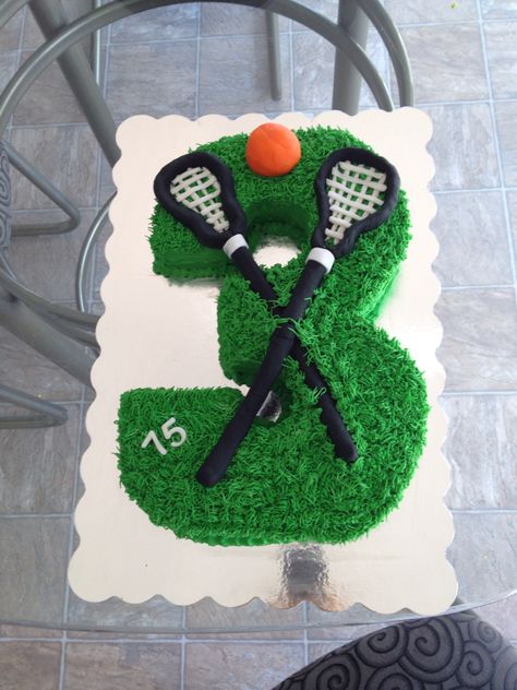 Lacrosse Birthday Party Ideas, Number Three Cake, Lacrosse Birthday, Lacrosse Cake, Three Cake, Lacrosse Mom, Minion Cake, Kid Parties, Number Three