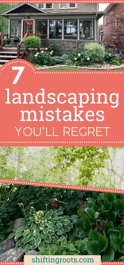 7 Backyard Landscaping Decisions You'll Regret | Shifting Roots Frontyard Landscape Layout, Large Yard Landscaping, Florida Landscaping, Small Front Yard Landscaping, Easy Landscaping, Garden Design Layout, Lawn And Landscape, Landscape Plans, Front Yard Garden