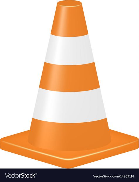 Cone Illustration, Traffic Cone, Png Images, White Background, Vector Images, Vector Free, Illustrator, Web Design, Cricut