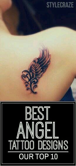 Best friend angel wing Tattoo Guardian Angel, Belly Tattoos For Women, Rip Tattoos, Angels Tattoo, Simple Butterfly Tattoo, 16 Tattoo, Meaningful Tattoos For Women, 4 Tattoo, Angel Tattoo Designs