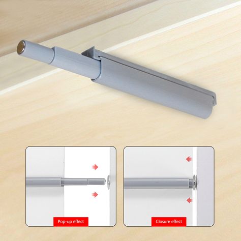 Magnetic Kitchen Cabinet Buffer, Soft Shock Absorbers, Cupboard Drawer Door Damper with Screws, Invisible Cabinet, Grey Cupboards, Cabinet Catches, Cabinet Latch, Hidden Kitchen, Door Closer, Door Catches, Kitchen Pulls, Cupboard Drawers