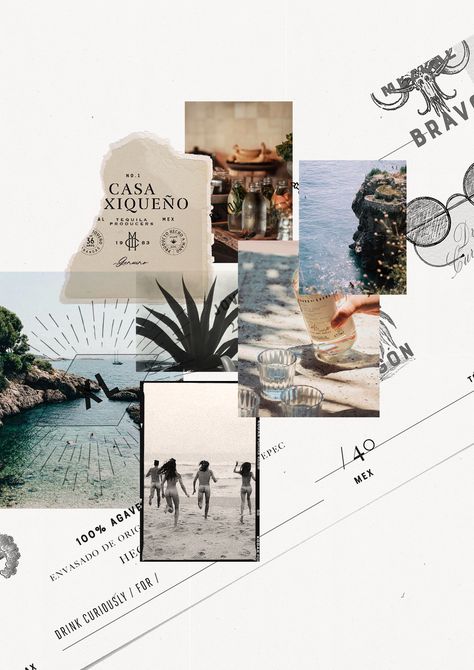 Interior Design Editorial Layout, Fashion Look Book Design, Graphic Design Mood Board Layout, Polaroid Graphic Design, Background Collage Aesthetic, Client Mood Board, Collage Branding, Moodboard Poster, Branding Collage