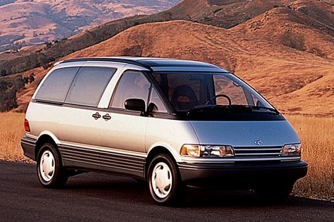 Exclusive 1991-97 Toyota Previa Review from Consumer Guide Auto. Includes yearly updates, specifications, road test ratings and trouble spots. Sports Car Names, Best Family Cars, Toyota Van, Pontiac Aztek, Chevrolet Ssr, Toyota Previa, Garfield Cat, The Industrial Revolution, Microcar