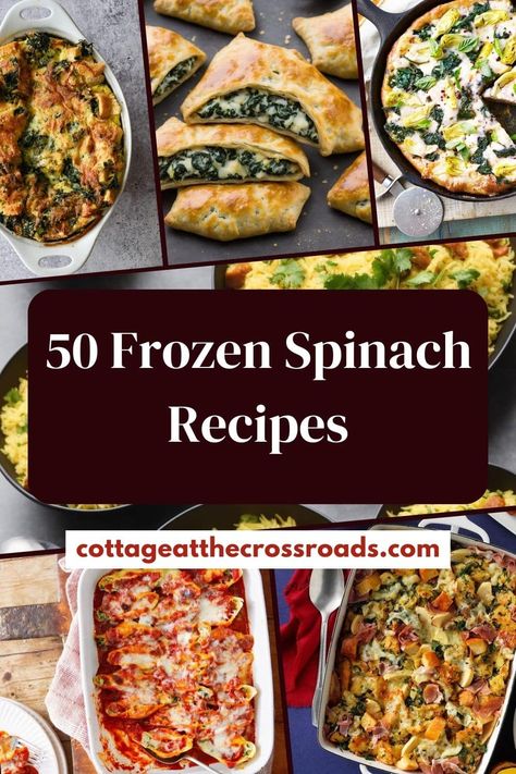 Recipes Using Frozen Chopped Spinach, Spinach Frozen Recipes, Frozen Chopped Spinach Recipes, Frozen Spinach Recipes Dinner Ideas, Frozen Spinach Recipes Healthy, Spinach Recipes Easy, Spinach Recipes Side, Frozen Spinach Recipes, Easy Spinach Recipes