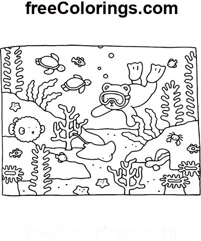 Bobbie Goods Relaxing On The Beach – Free Printable Coloring Pages Coloring Pages Bobby Goods, Bobbie Goods Coloring Book, Bobbie Goods Coloring Pages, Bobbie Goods Coloring, Beach Coloring Pages, Relaxing On The Beach, Bobbie Goods, Love Coloring Pages, Printable Pictures