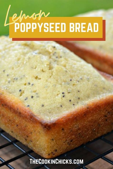 Calling all lemon lovers! Have I got a sweet treat for you! Lemon Poppyseed Bread with an incredible glaze is one of my favorite easy quick bread recipes. Tender, moist, and perfect for any occasion! #breadrecipes #lemonpoppyseed Lemon Poppyseed Mini Loaves, Easy Lemon Poppyseed Bread, Lemon Poppyseed Bread With Glaze, Easy Quick Bread Recipes, Poppyseed Bread, Lemon Poppy Seed Bread, Seeded Bread, Seeded Bread Recipes, Easy Quick Bread