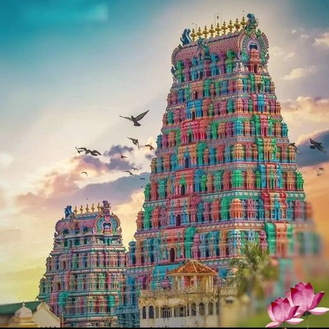 காளையார் கோவில் Temple Banner Background, Happy Tamil New Year, Temple Background, நேதாஜி Photo, Tamil New Year, Watercolour Texture, Downtown Photography, Tamil Kavithaigal, Oil Painting Background