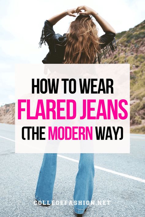 70 Jeans Outfit, Casual Flared Jeans Outfit, Outfits With Flare Jeans And Boots, Blouse With Flare Jeans, Light Flare Jeans Outfit Fall, What To Pair With Flared Jeans, Flares And Flannel Outfit, Flare Jeans With Button Down Shirt, Tshirt And Bell Bottom Jeans Outfit