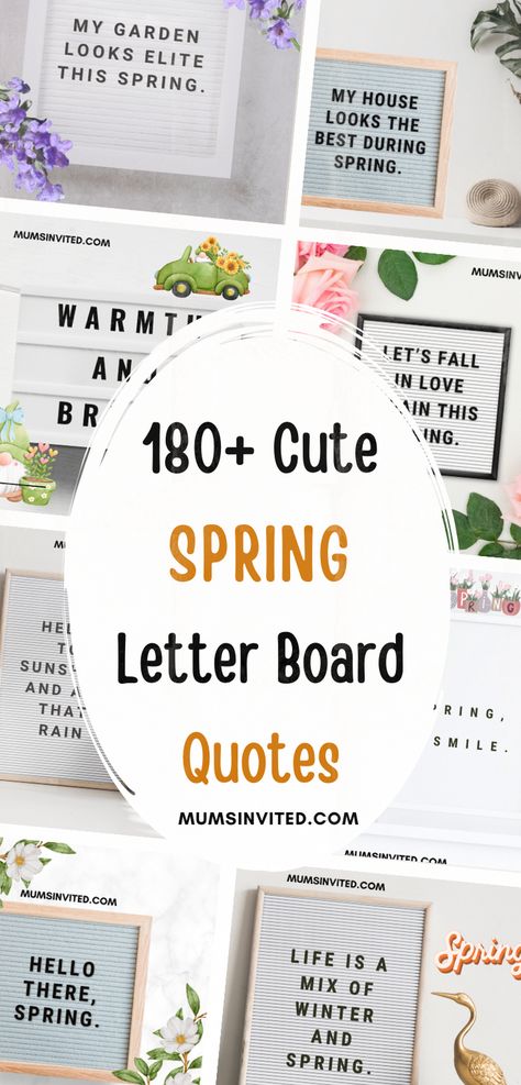 Explore this collection of Spring Letter Board Quotes. Discover a variety of funny & cute, short sayings, perfect for bringing a touch of wit and fun to your space. These quotes, themed for March through May, are perfect for early spring moods. For the kids find adorable Spring quotes to delight. These Spring letterboard quotes are perfect for Easter Spring. springtime letterboard quotes. letterboard quotes about spring. spring baby letterboard quotes. spring break letterboard quotes. Spring Letterboard Quotes, Positive Quote Wallpapers, Cute Short Sayings, Spring Letterboard, Motivation Quote Aesthetic, Spring Letter Board Quotes, Spring Letter Board, Spring Sayings, Hello Spring Quotes