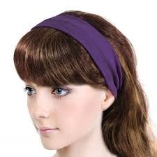 Amazon.com: Simple Solid Color Stretch Headband - Purple (1 Pc) : Clothing, Shoes & Jewelry Mermaid Outfits, Halloween H20, Purple Headband, Trolls 3, Purple Headbands, Stylish Headbands, Mermaid Outfit, Stretch Headband, Stylish Hats