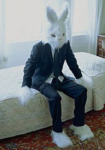 . Bunny Punch, Bunny Game, Rabbit Halloween, Rabbit Mask, Bunny Man, Rabbit Costume, Flannel Suit, Alice Wonderland, Bunny Head