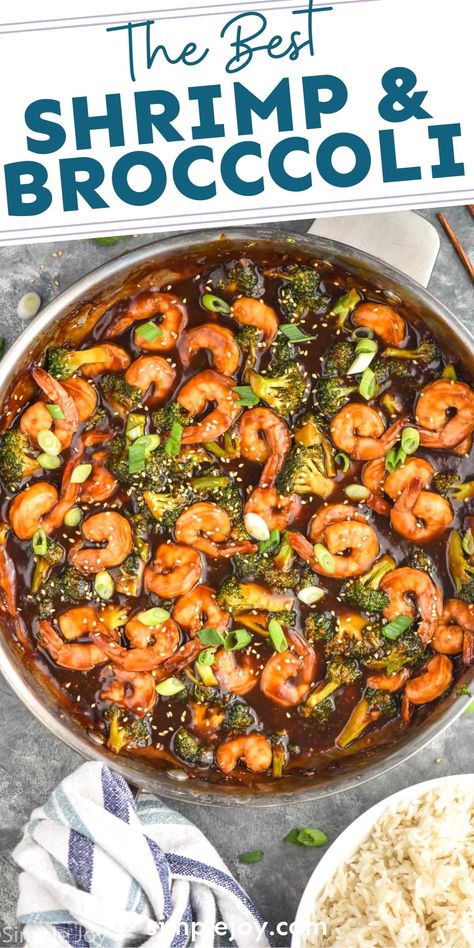 Shrimp Meals, Shrimp Broccoli Stir Fry, Fry Shrimp, Mixed Seafood Recipe, Stir Fry Recipes Healthy, Stir Fry Shrimp Recipes, Shrimp Broccoli, Easy Stir Fry Recipes, Asian Meals