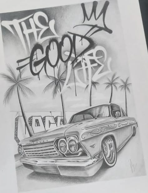 Chicano Art Style, Cars Lowrider, Chicano Movement, Lowrider Arte, Lowrider Art, Chicano Drawings, Lowrider Cars, Mexican American, Chicano Art