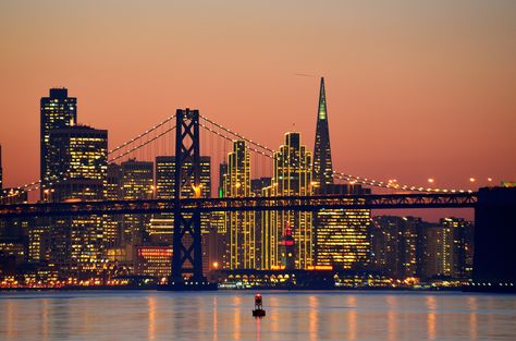 San Francisco City, San Pablo, City Views, San Fran, Night City, San Francisco Bay Area, Bay Bridge, City Skyline, Northern California