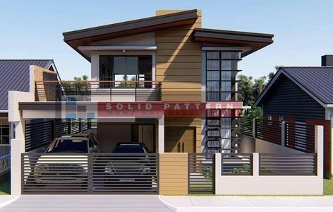 PCAB Licensed House Contractor Cavite Philippines Modern House Philippines, Cavite Philippines, Filipino House, 10x10 Kitchen, Small House Design Philippines, 2 Storey House Design, House Roof Design, 2 Storey House, House Facade