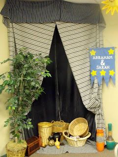 Sabbath School Decorations Room Ideas, Daniel And The Lions Den Vbs Decorations, Bible Room, Bible Scenes, Tent Ideas, Sunday School Decorations, Sons Of Jacob, Abraham And Sarah, Sabbath School