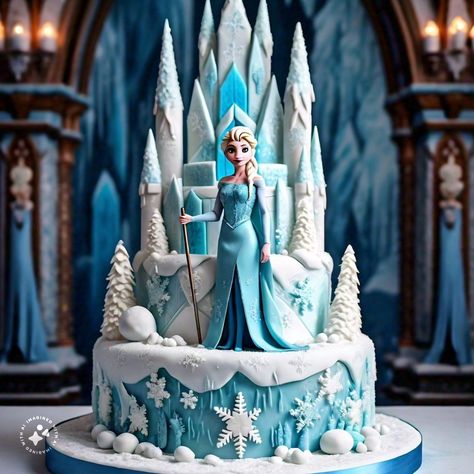 Frozen themed dessert ideas #ElsaCake#FrozenCake#ElsaBirthdayCake#DisneyCake#FrozenBirthday#ElsaCakeDesign#CakeInspiration#PrincessCake#ElsaThemeParty#CakeArt#BirthdayCake#FrozenFever#DisneyPrincessCake#CakesOfInstagram#CakeDecorating#FrozenFans#PartyCake#ElsaLovers#KidsBirthdayCake#CakeIdeas Elsa Theme Cake, Elsa Frozen Cake, Frozen Birthday Party Cake, Frozen Themed Birthday Cake, Elsa Cake Frozen, Daniel 3, Disney Cake, Elsa Cakes, Torte Cake