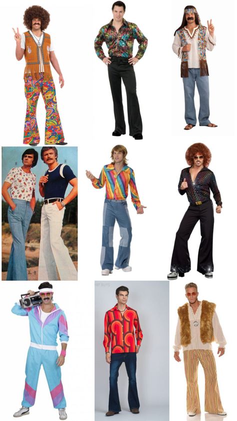 Men 80s Outfit, 70s Outfits Disco, Retro Disco Outfit, 80s Disco Outfit, Funk Outfit, Disco Outfit Men, 80s Disco, 70s Men, Disco Theme