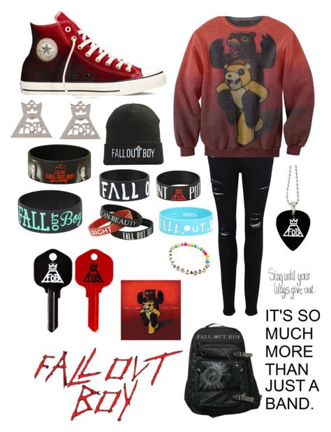 Fall Out Boy Concert Outfit, Fall Out Boy Concert, Fallout Boy, Denim Converse, Patrick Stump, Scene Outfits, Fall Out Boy, Frame Denim, Fallout