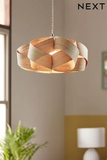 Ceiling Lights | Pendant & Flush Ceiling Lights | Next UK Wooden Light Shades Ceiling, Dining Lamp Ideas, Light Fixtures Living Room Ceiling, Dunelm Lighting, Lounge Lighting Ceiling, Hall Lighting Ideas, Light Shades Ceiling, Scandi Lighting, Sloped Ceiling Lighting