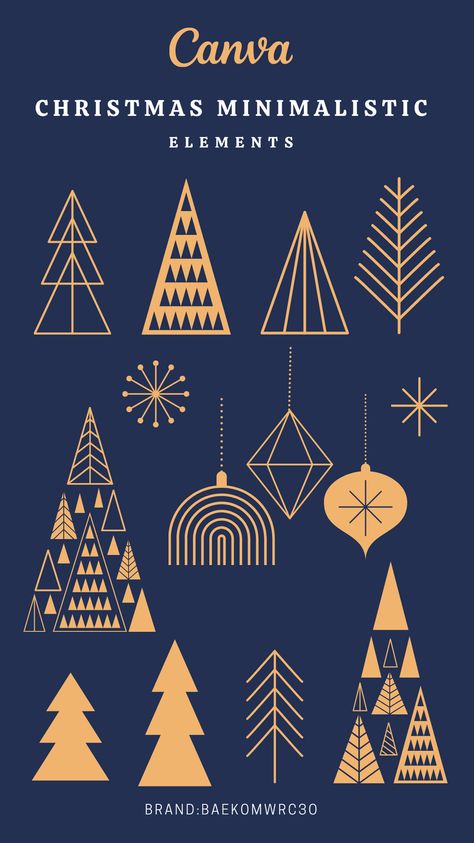 Christmas tree elements with a minimalist design for use in Canva. Perfect for creating unique and festive holiday Company Holiday Cards, Canva Christmas, Background Canva, New Years Tree, Christmas Tree Graphic, Minimalist Christmas Tree, Christmas Border, Geometric Elements, Xmas Trees