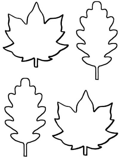 Fall Leaf Cutout Template, Small Leaves Template, November Craft Preschool, Fall Leaves Cutout, Embroidery Fall Patterns, November Elementary Activities, Fall School Decor, Preschool Fall Crafts Easy, Cricut Fall Crafts