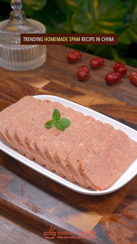 Easy & quick homemade SPAM recipe in China (luncheon meat recipe) Do you have the guts to try? #recipe #cooking #chinesefood #spam… | Instagram Homemade Spam Recipe, Homemade Spam, Luncheon Meat Recipe, Spam Instagram, Spam Recipes, Homemade Chinese Food, Barbeque Recipes, Cibo Asiatico, Luncheon Meat