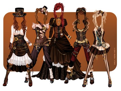 Steampunk Outfits, Steampunk Aesthetic, Mode Steampunk, Steampunk Ideas, Steampunk Rings, Arte Steampunk, Pirate Outfit, Steampunk Dress, Steampunk Women