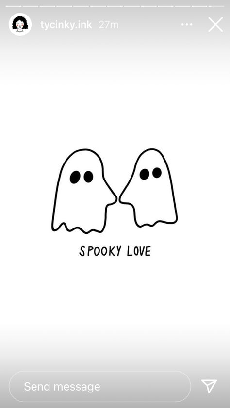 Ghost Couple, Spooky Love, Two Ghosts, Matching Best Friend Tattoos, Ghost Tattoo, Couples Tattoo Designs, Love Tattoo, Tattoos For Lovers, Thigh Tattoos Women