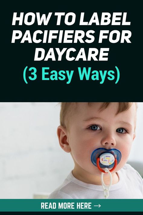 Sending your baby off to a daycare might feel like the first vacation you’ve had in months, but you’ll need to prepare them for it first. It’s crucial that you properly organize your child’s belongings, as daycares often have staff members handling four to five infants at any given time. It’s understandable that they may occasionally lose track of who owns what – at least, without some assistance. Infant Daycare, Daycare Labels, 1 Year Baby, Baby Crying, Baby Pacifier, Baby Needs, Infants, Childcare, Feel Like