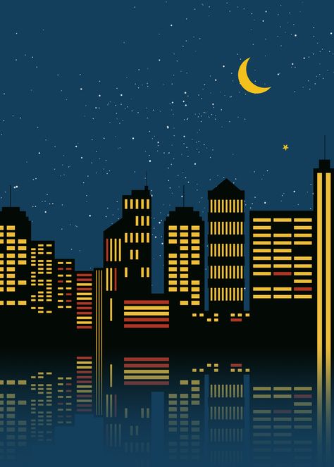 Cartoon City Night Background#pikbest#Templates#Poster City Images Night, City Lights Drawing, Cartoon City Background, City Night Background, Night Cartoon, Background Study, Night Cityscape, Cartoon City, Posters Ideas