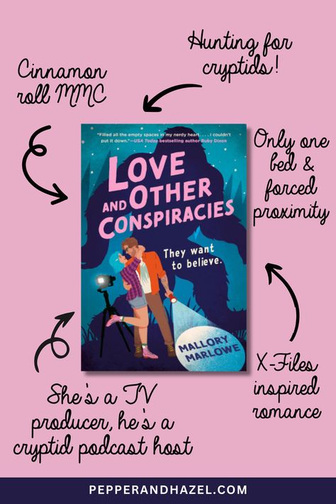 Hallie Barrett’s career is in shambles after a messy breakup, but teaming up with cryptid expert Hayden Hargrove on a quirky web series might save her job—and spark an unexpected romance. As they chase myths, they discover the most elusive mystery of all: falling in love. Love and Other Conspiracies by Mallory Marlowe looks like SUCH a fun romance book...I can't wait to read it! Mystery Romance Books, Book Challenge, Body Care Routine, Web Series, Save Her, Romance Books, Book Recommendations, Bestselling Author, Falling In Love