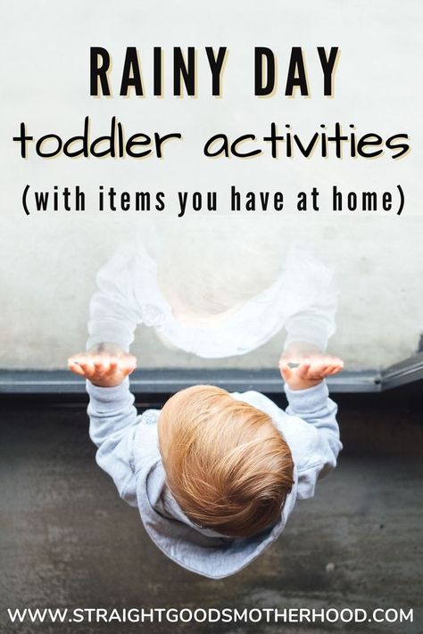 Rainy Day Toddler Activities, Home Activities For Toddlers, Toddler Home Activities, Rainy Day At Home, Indoor Toddler Activities, Activities To Do With Toddlers, Easy Indoor Activities, Nanny Activities, Fun Rainy Day Activities