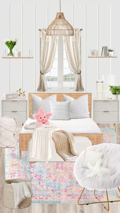 Check out kotawiley0112's Shuffles #myfirstshuffle Preppy Bedroom Layout, Bedrooms Preppy, Preppy Rooms, Beachy Room Decor, Room Vanity Ideas, Huge Bedrooms, Beach Room Decor, Tumblr Bedroom, Room 2023