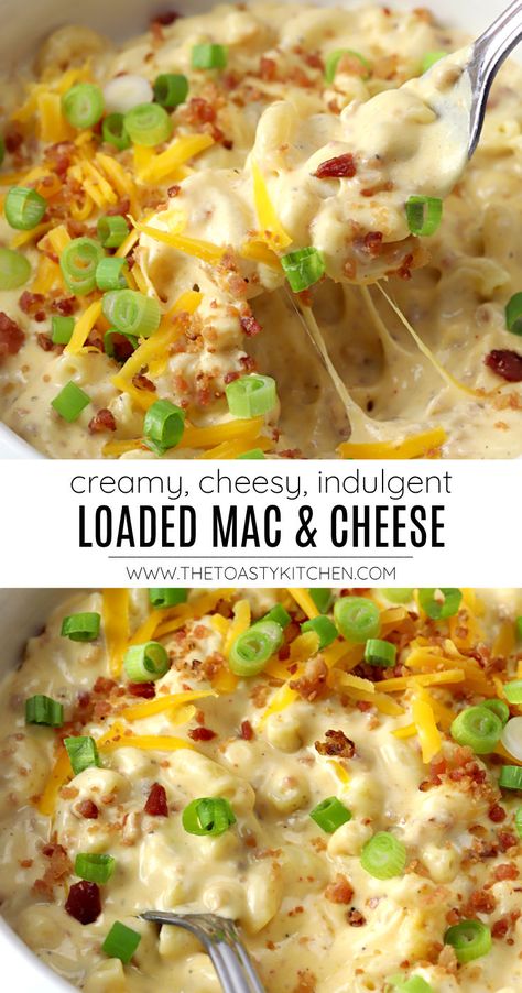 Easy Classic Dinner Recipes, Sides For Party Easy, Elevated Mac And Cheese, Macaroni Dinner Ideas, Recipes With Macaroni, Easy Stove Top Dinners, Dinner Ideas With Bacon, Cream Cheese Mac And Cheese, Mac And Cheese Bowls