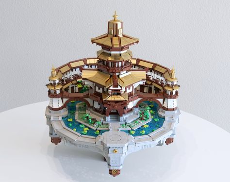 Jade Chamber (Genshin Impact) | Quy Chau | Flickr Jade Chamber Genshin, Lego Moc, Genshin Impact, Minecraft, Jade, Lego, Building, Anime, Quick Saves