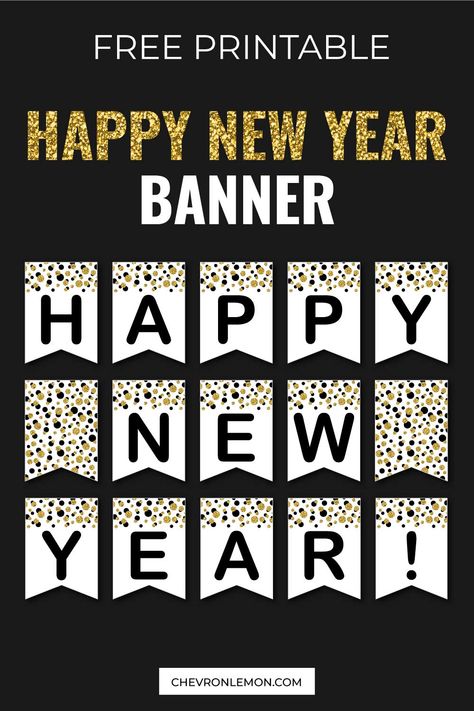 Free Printable Happy New Year banner New Year Banner Printable Free, Happy New Year Free Printable, New Years Eve Banner, New Years Banner, Happy New Year Printable Banner, Happy New Year 2024 Banner, Happy New Year Banner Printable Free, Happy New Year Printable, Happy New Year Letters Printable