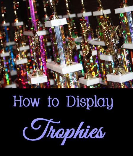 photo courtesy of GollyGForce flickr.com/photos/see-through-the-eye-of-g/7047477465/ Small Trophy Room Ideas, Trophy Organization Ideas, Trophy Wall Design, Trophies Display Ideas, How To Display Trophies, Dance Trophy Display Ideas, Trophy Organization, Bedroom Trophy Display Ideas, Trophy Display Ideas Living Room